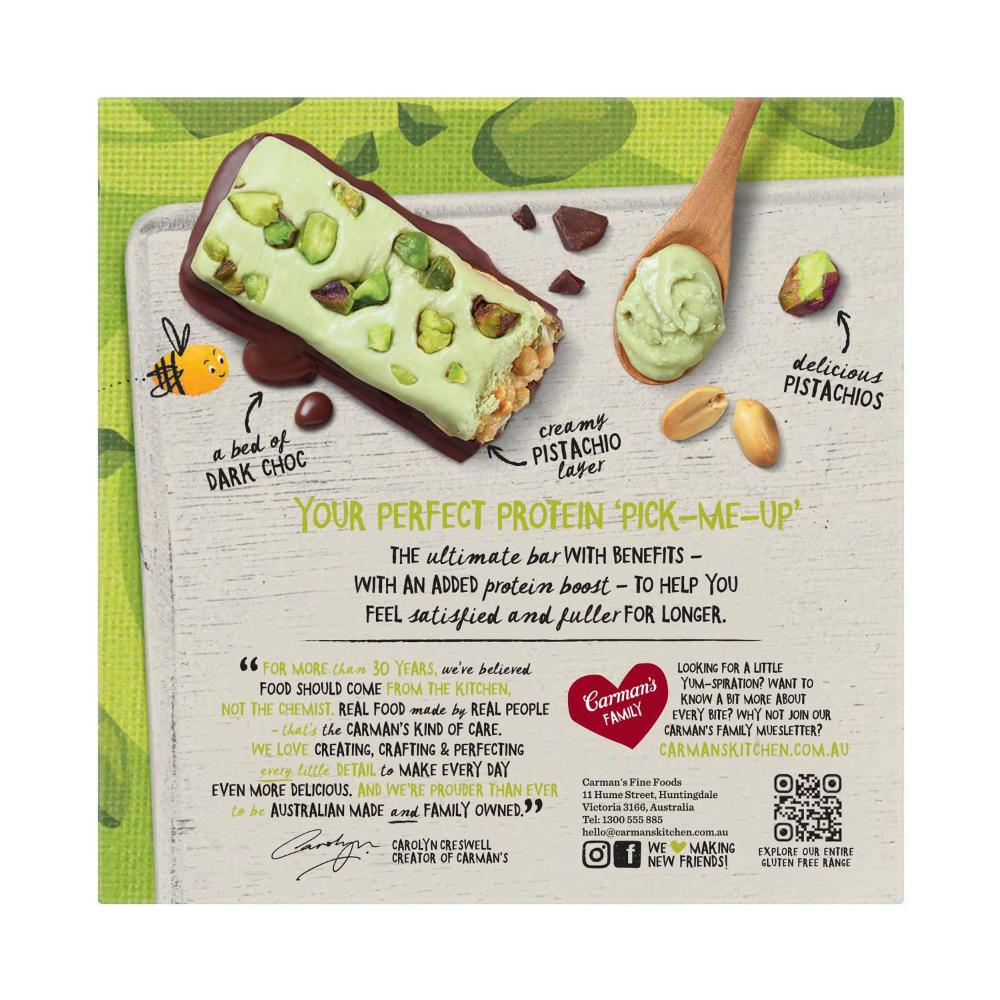 Carman's Protein Bars Pistachio 5 Pack - 200g