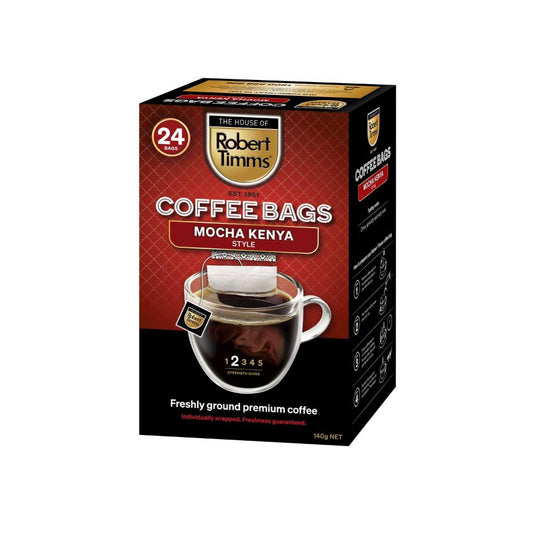 Robert Timms Coffee Bags Mocha Kenya - 24 Pack