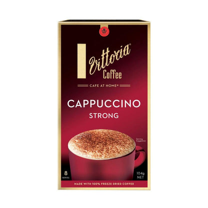 Vittoria Strong Cappuccino Coffee Sachets - 8 Pack
