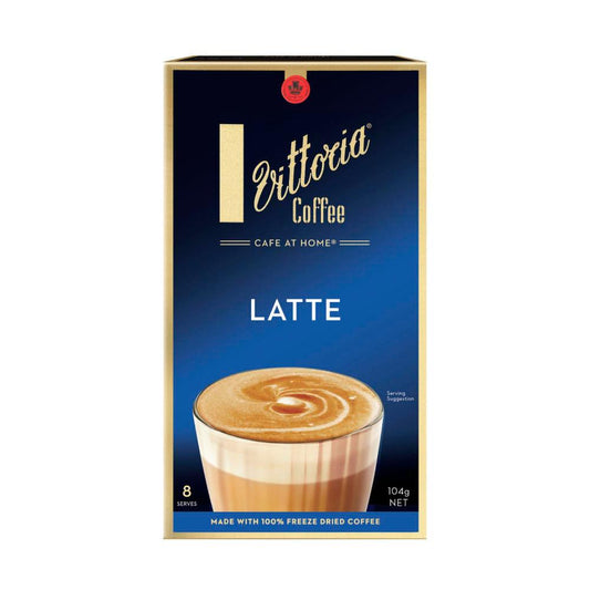 Vittoria Latte Coffee Sachets - 8 Pack