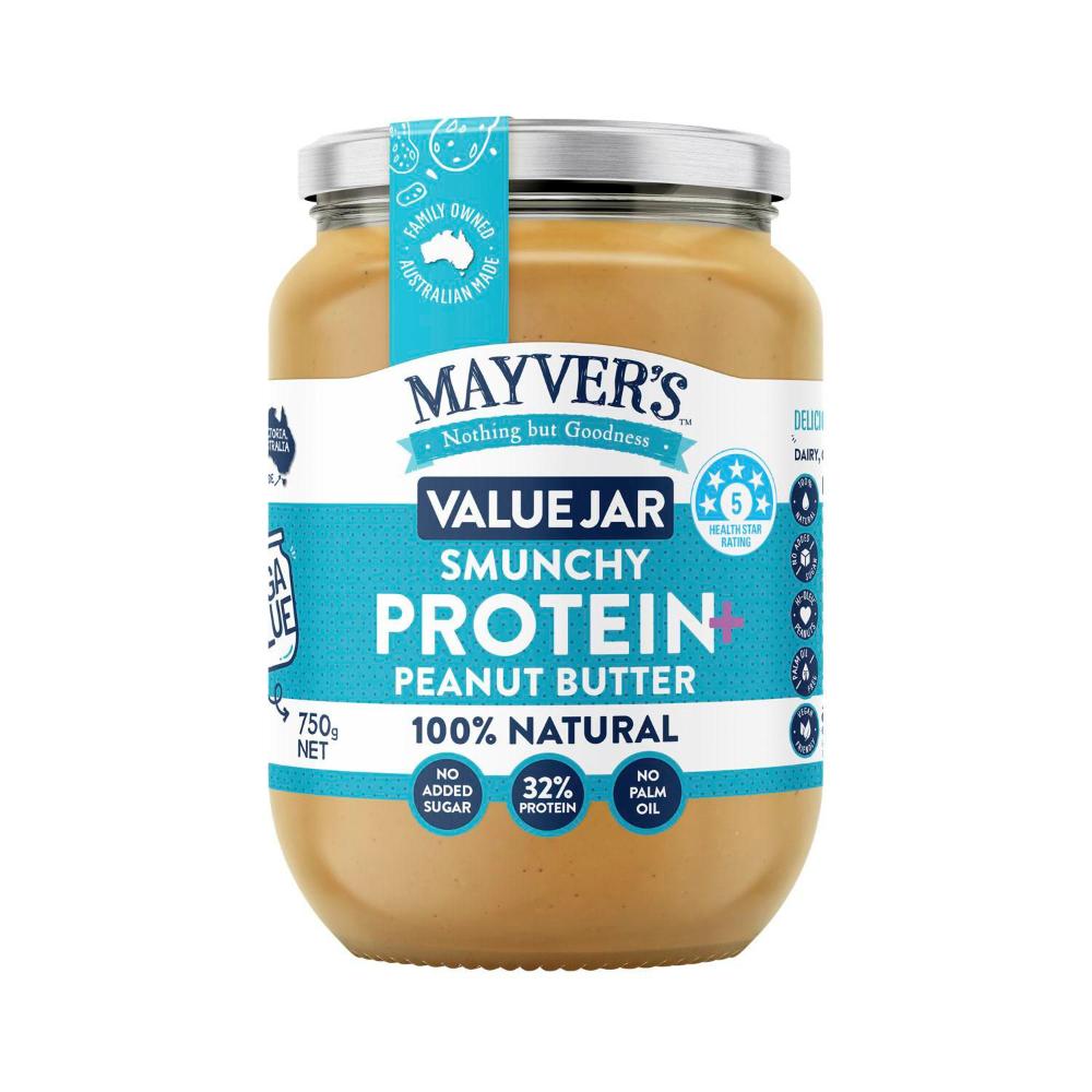 Mayver's Smunchy Protein+ Peanut Butter - 750g