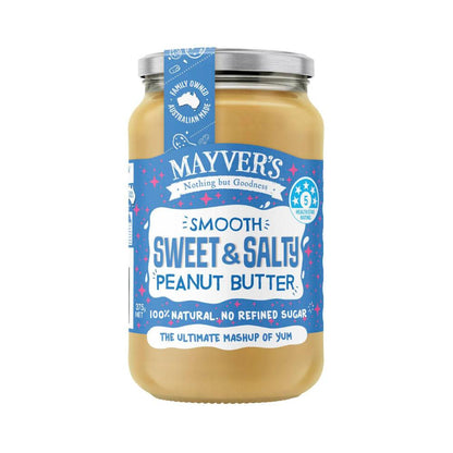 Mayver's Smooth Sweet & Salty Peanut Butter - 375g