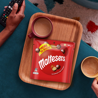 Maltesers Milk Chocolate Snack Party Bag 280g