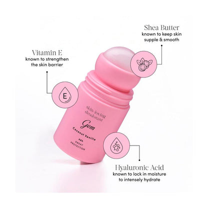 Gem Skin Loving Roll On Deodorant Coconut Vanilla - 50 ML