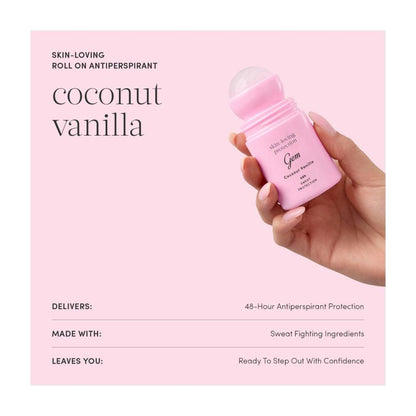 Gem Skin Loving Roll On Deodorant Coconut Vanilla - 50 ML