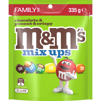 M&ms Mix Ups Milk Chocolate Snack & Share Bag 335g