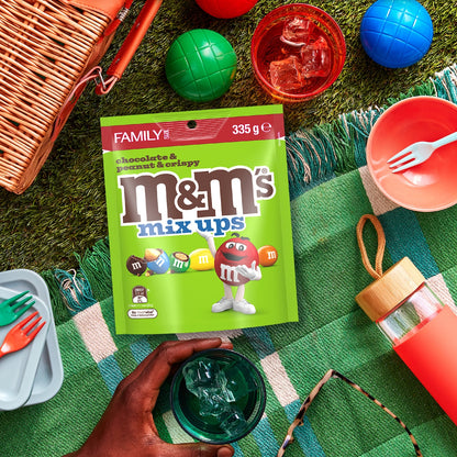 M&ms Mix Ups Milk Chocolate Snack & Share Bag 335g