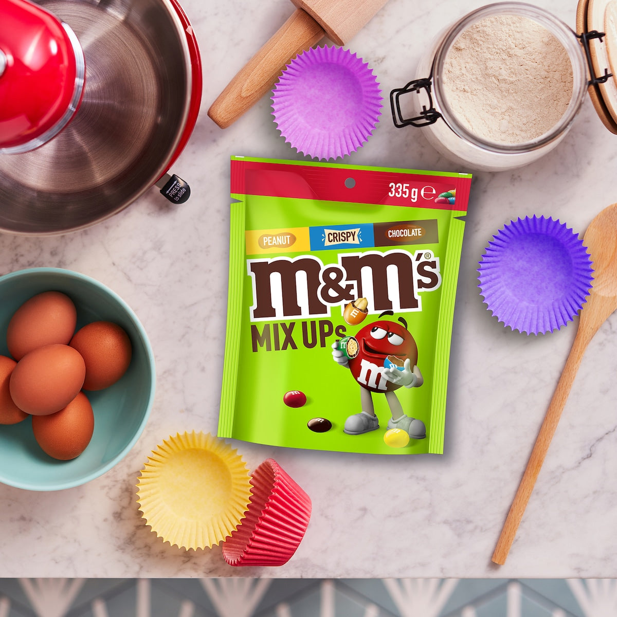 M&ms Mix Ups Milk Chocolate Snack & Share Bag 335g