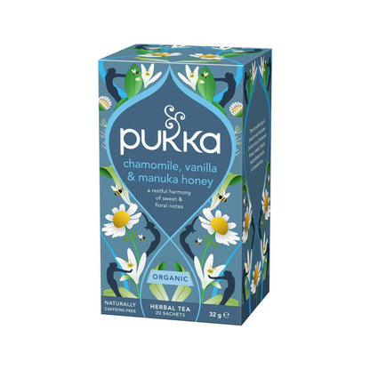 Pukka Tea Bags Chamomile Vanilla Manuka - 20 Pack