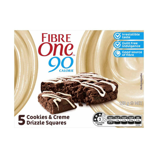 Fibre One Squares Cookies & Creme - 120g