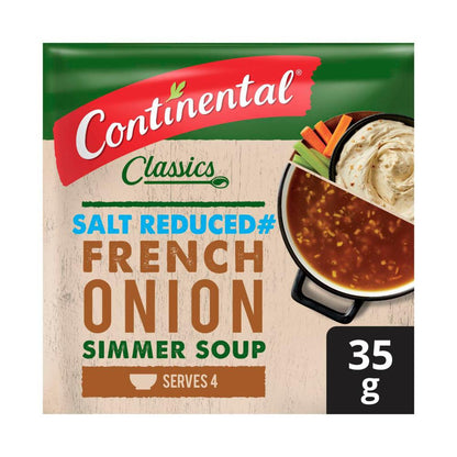 Continental French Onion Salt Reduced Soup Serves 4 - 35g
