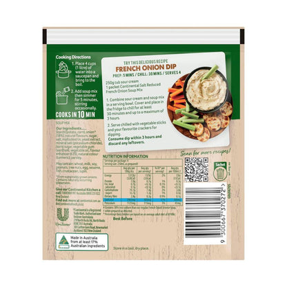 Continental French Onion Salt Reduced Soup Serves 4 - 35g