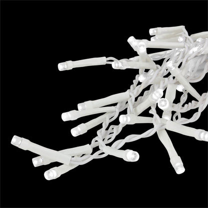 Lytworx Low Voltage White Icicle Lights 2000 Pack 27.9m Copper Energy Efficient