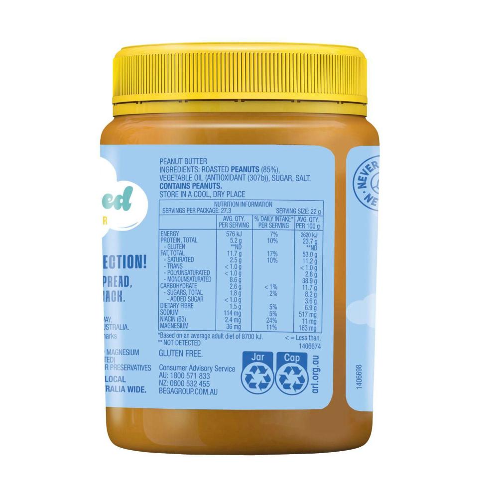Bega Whipped Peanut Butter - 600g