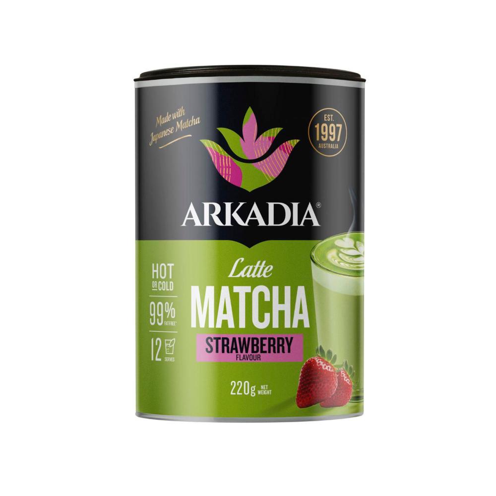 Arkadia Strawberry Matcha Latte - 220g