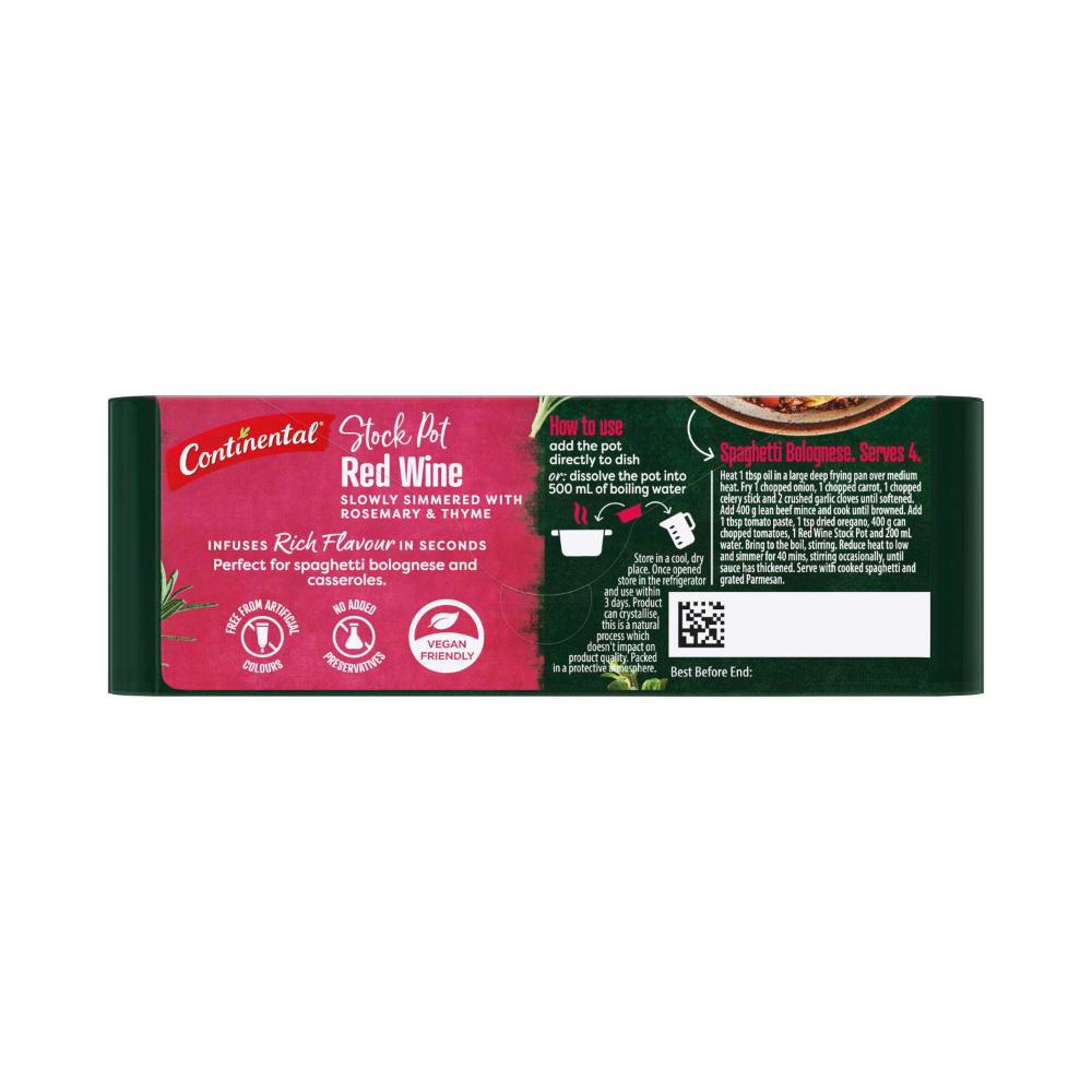 Continental Stock Pot Red Wine - 104g