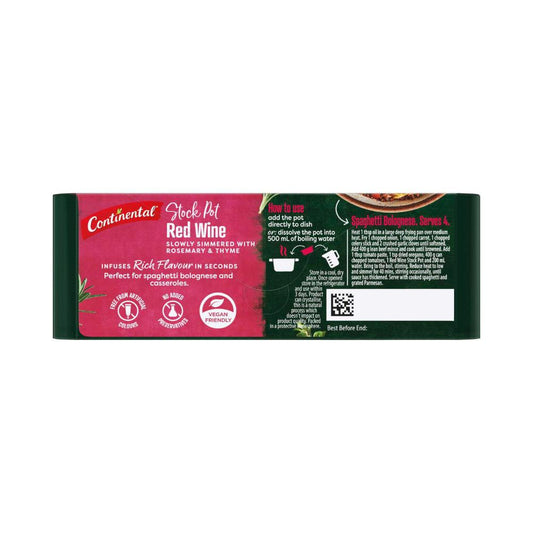 Continental Stock Pot Red Wine - 104g