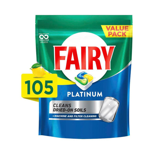 Fairy Platinum Dishwashing Tablets - 105 Pack