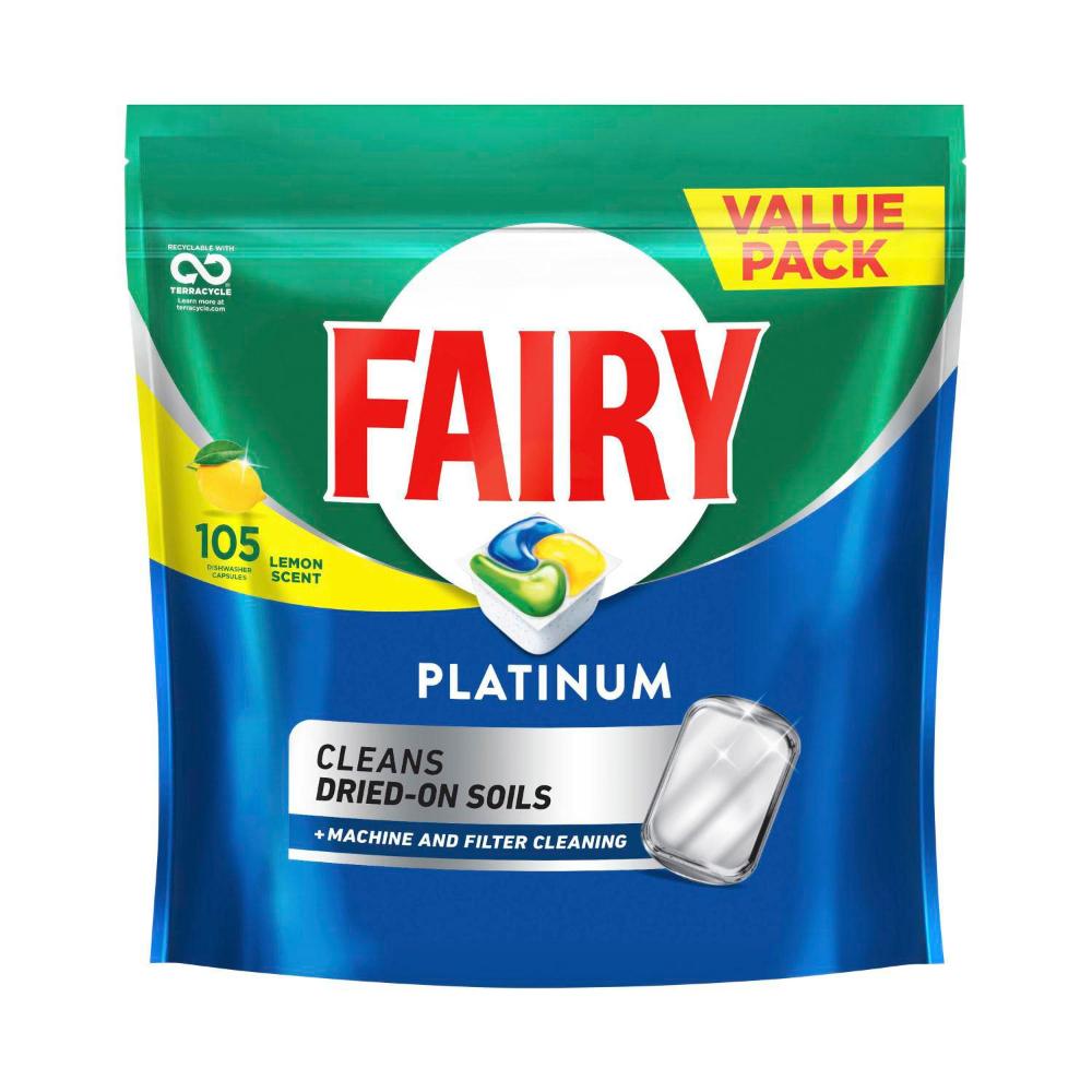 Fairy Platinum Dishwashing Tablets - 105 Pack