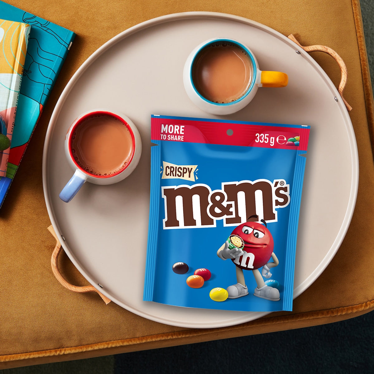 M&ms Crispy Milk Chocolate Snack & Share Bag 335g