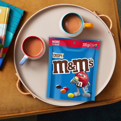 M&ms Crispy Milk Chocolate Snack & Share Bag 335g