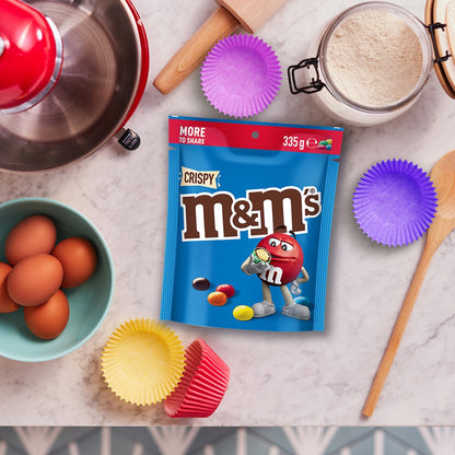 M&ms Crispy Milk Chocolate Snack & Share Bag 335g