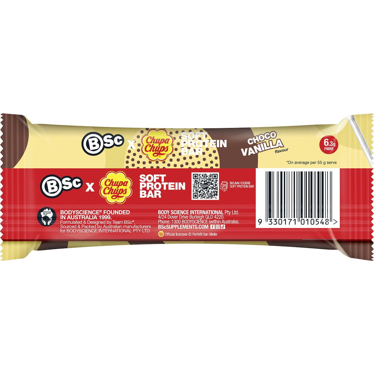 Bsc X Chupa Chups Soft Protein Choco Vanilla 55g