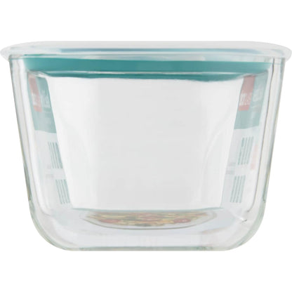 Decor Vent & Seal Glass Container Oblong 600ml Each