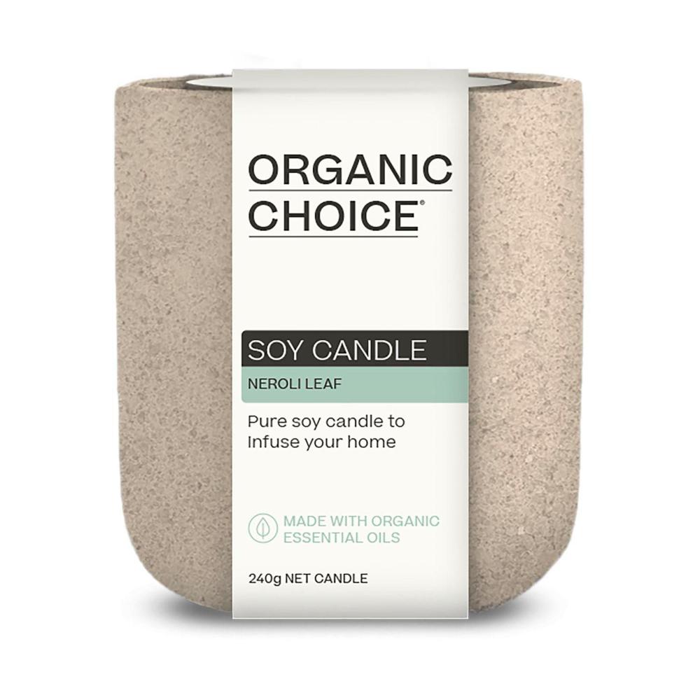 Organic Choice Soy Candle Neroli Leaf - 240g