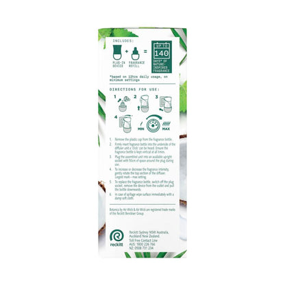 Botanica By Air Wick Air Plug In Diffuser Refill Coconut Milk & Indonesian Patchouli - 1 Pack