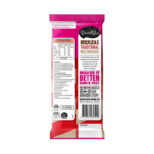 Darrell Lea Rocklea Road Block Chocolate - 170g