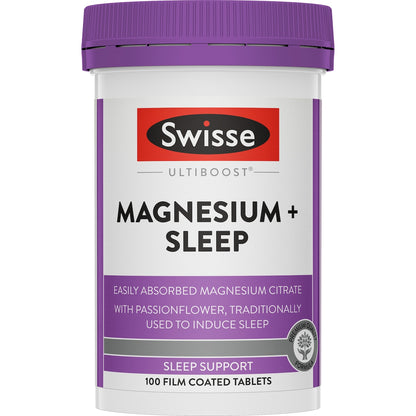 Swisse Ultiboost Magnesium + Sleep Tablets 100 Pack