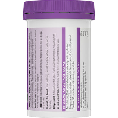 Swisse Ultiboost Magnesium + Sleep Tablets 100 Pack