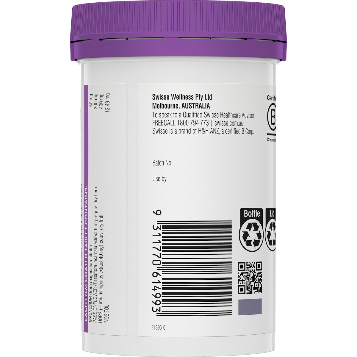 Swisse Ultiboost Magnesium + Sleep Tablets 100 Pack