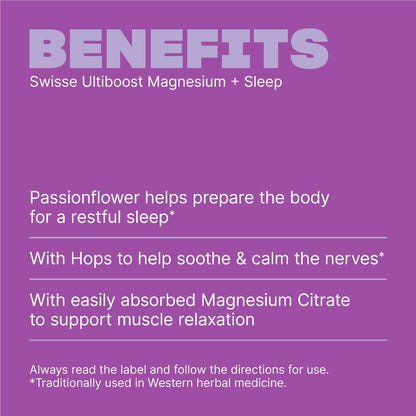 Swisse Ultiboost Magnesium + Sleep Tablets 100 Pack