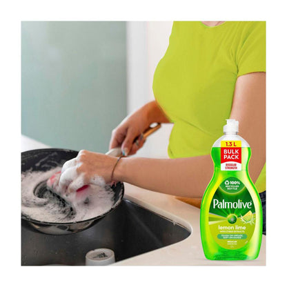 Palmolive Regular Dishwashing Liquid Lemon Lime Bulk Pack - 1.3L