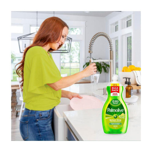 Palmolive Regular Dishwashing Liquid Lemon Lime Bulk Pack - 1.3L
