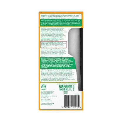 Air Wick Aerosol Free Auto Spray Essential Oil Refill Sweet Vanilla Shea Butter - 1 Pack