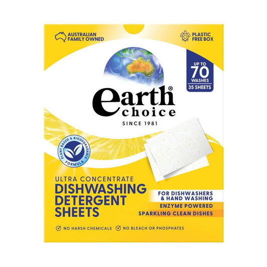 Earth Choice Dishwashing Sheets - 35 Pack
