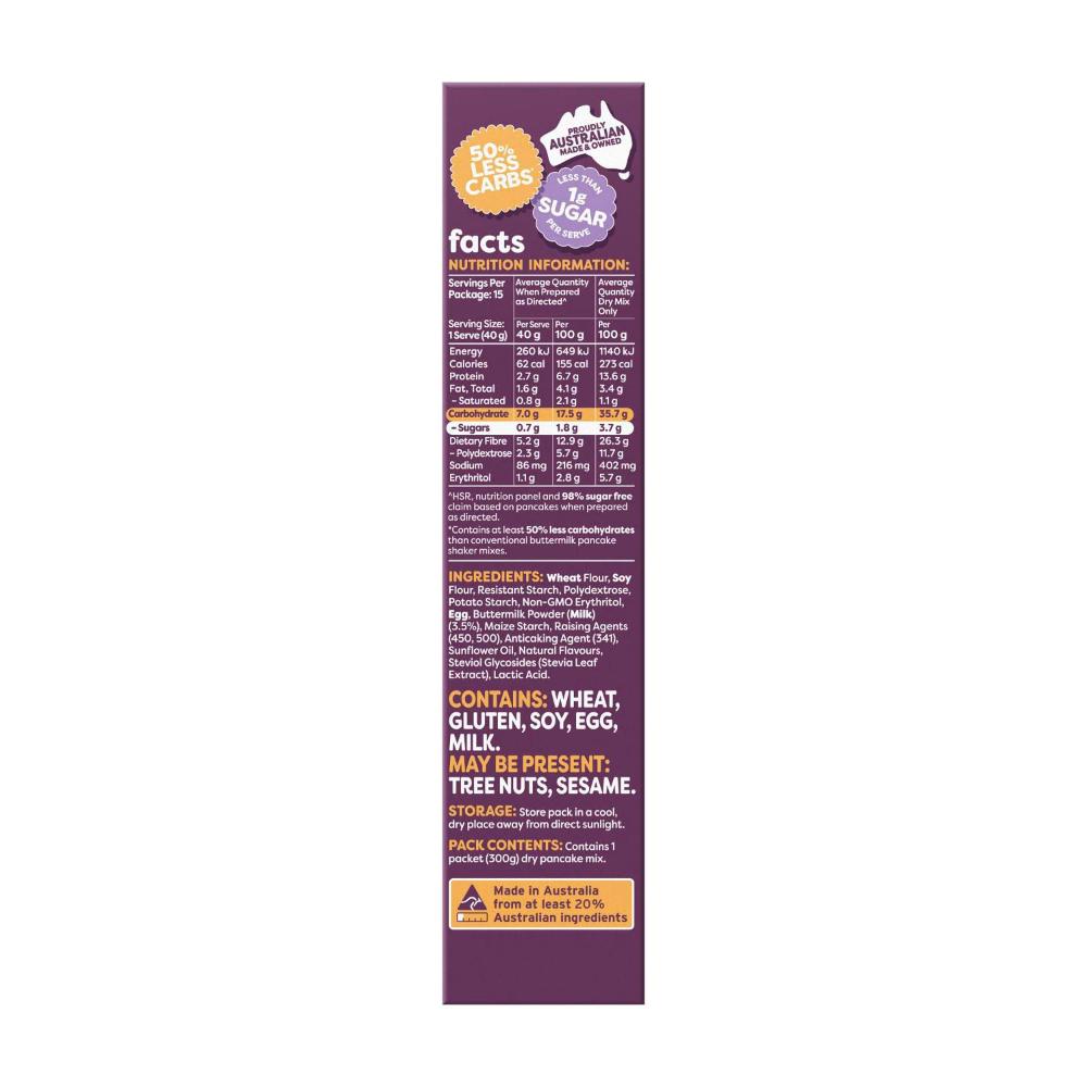 Noshu Low Carb Buttermilk Pancake Mix - 300g