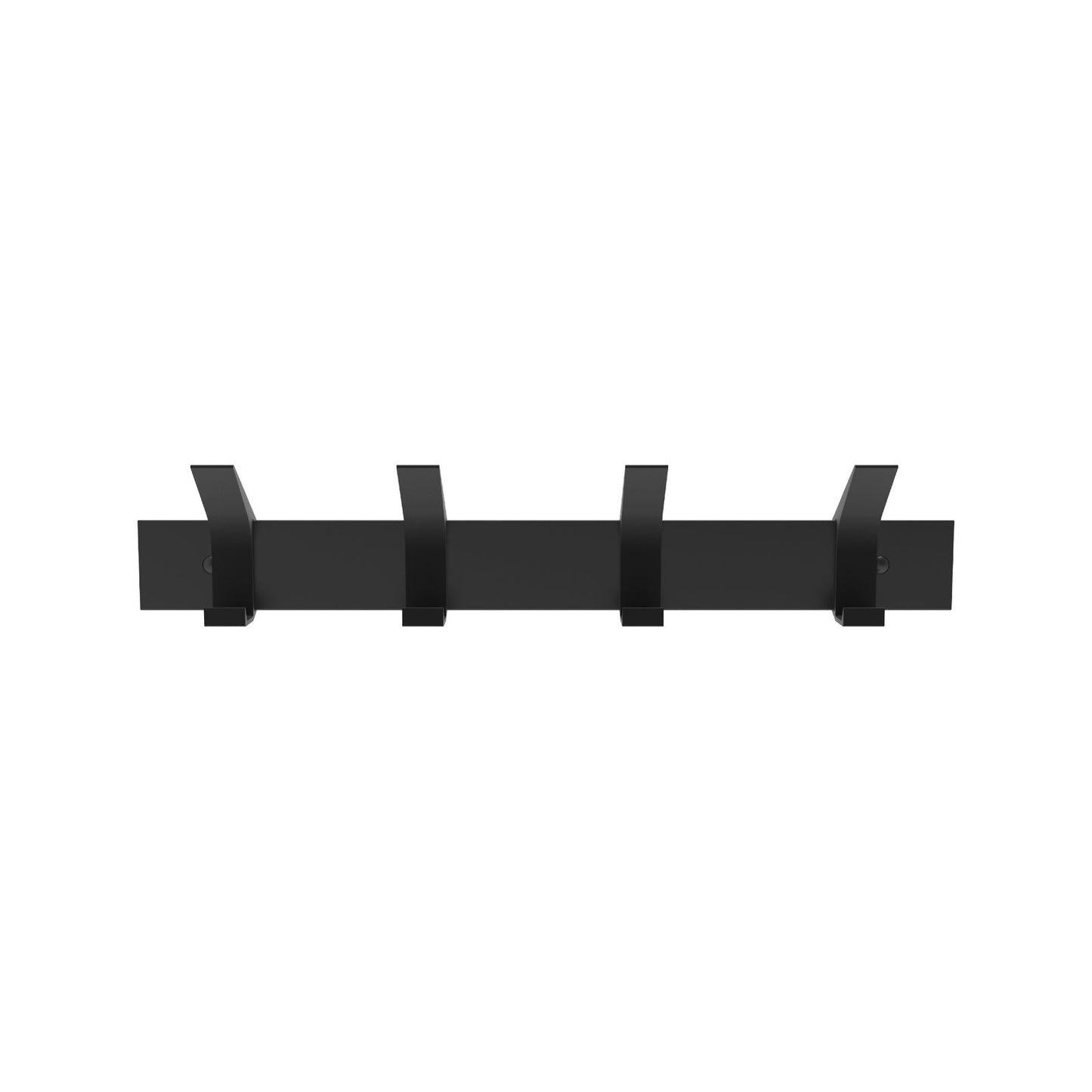 Mode Hat and Coat Rack - 4 Sliding Hooks - 450mm