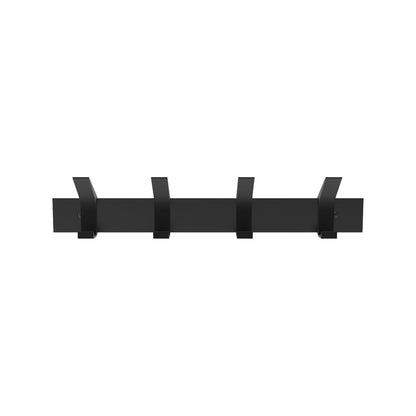 Mode Hat and Coat Rack - 4 Sliding Hooks - 450mm
