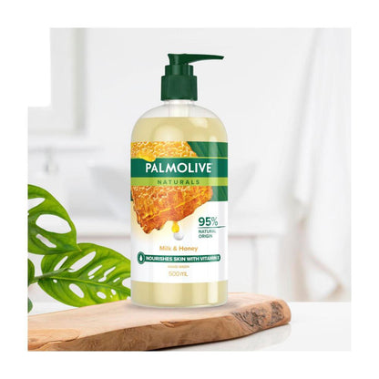 Palmolive Naturals Hand Wash Milk And Honey Pump - 500mL