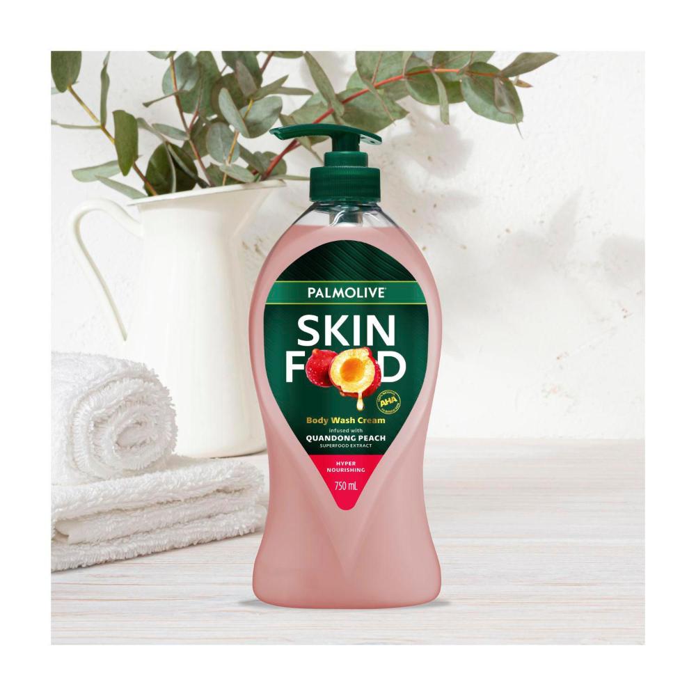 Palmolive Skin Food Body Wash Quandong Peach - 750mL