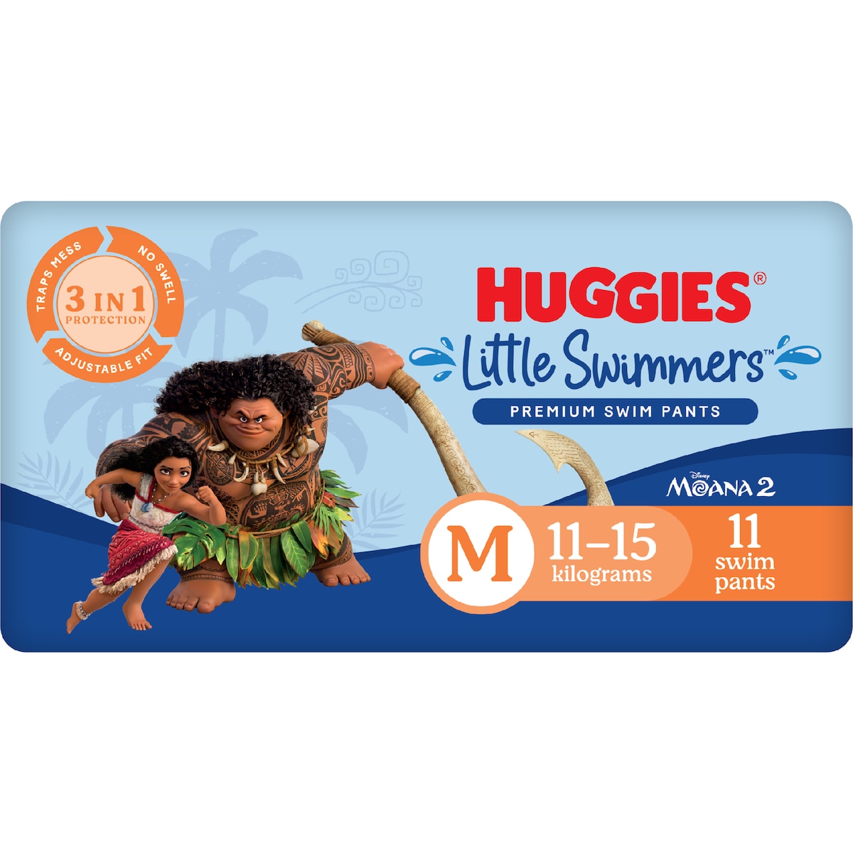 Huggies Little Swimmers Swim Nappies Medium (12-15kg) 12 Pack