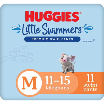 Huggies Little Swimmers Swim Nappies Medium (12-15kg) 12 Pack