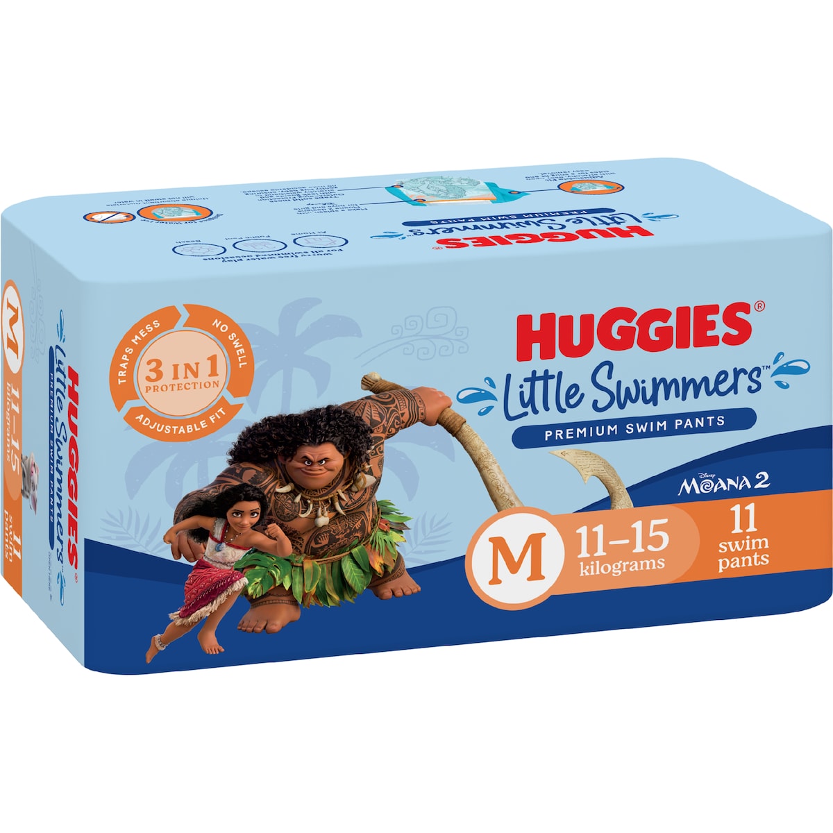 Huggies Little Swimmers Swim Nappies Medium (12-15kg) 12 Pack