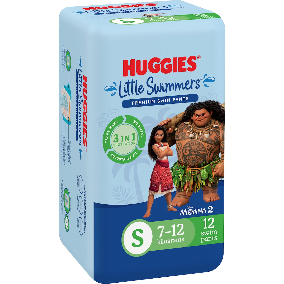 Huggies Little Swimmers Swim Nappies Small (7-12kg) 12 Pack