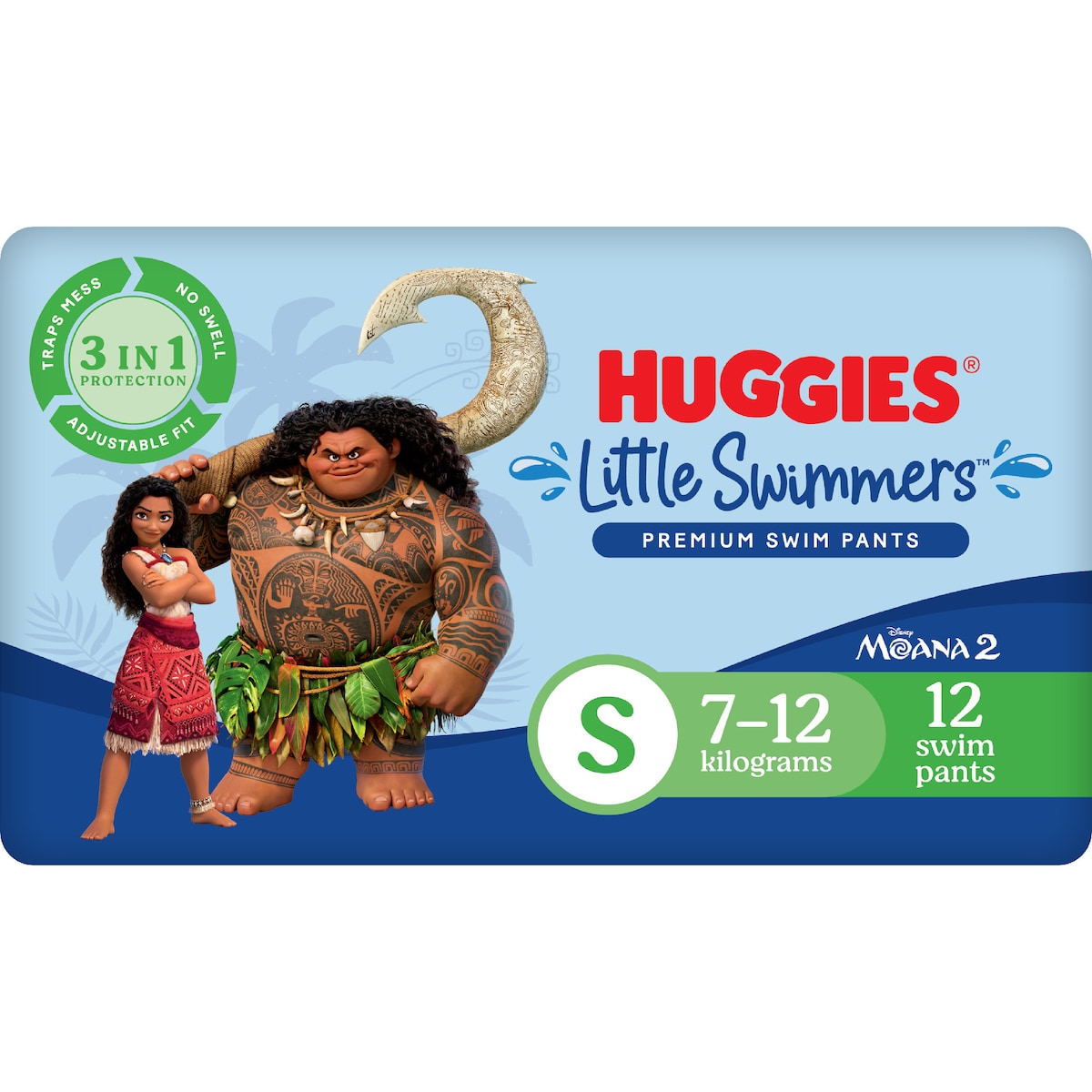Huggies Little Swimmers Swim Nappies Small (7-12kg) 12 Pack