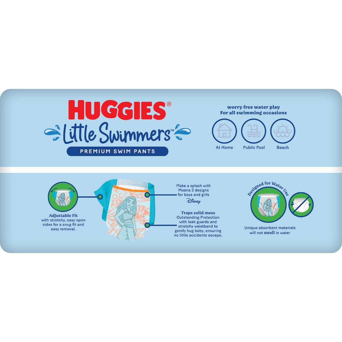 Huggies Little Swimmers Swim Nappies Small (7-12kg) 12 Pack